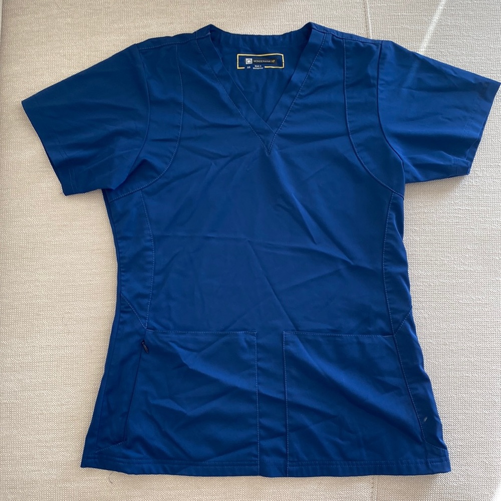 Blue scrubs